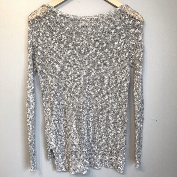 Abercrombie Kids Gray Knit Long Sleeve Pullover Sweater A&F - Picture 6 of 9